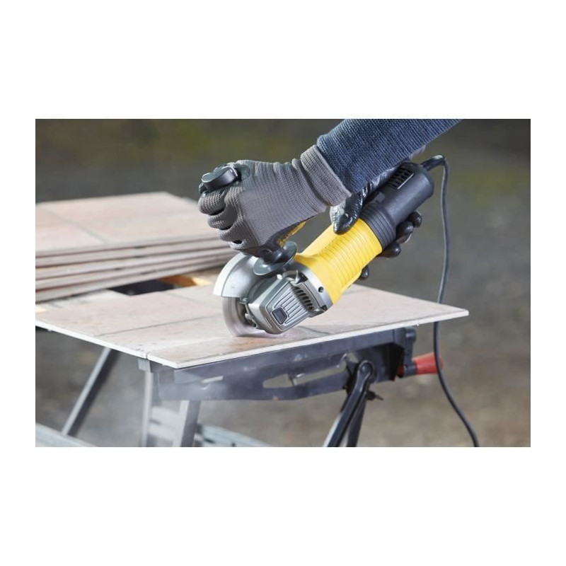 STANLEY FATMAX Angle Grinder - FMEG210-QS - 850W 115 mm - Yellow / Bla