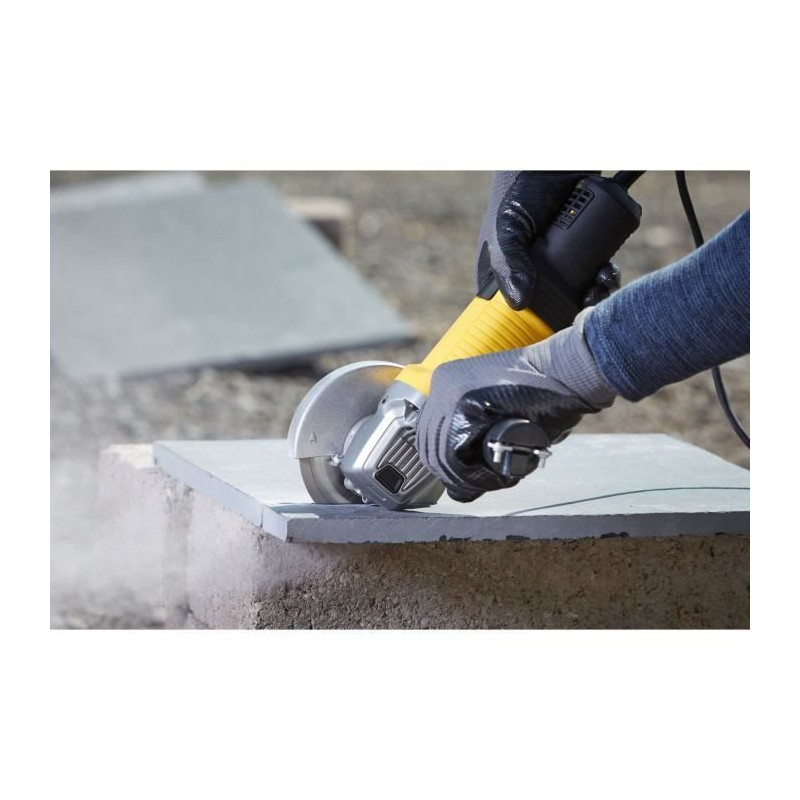 STANLEY FATMAX Angle Grinder - FMEG210-QS - 850W 115 mm - Yellow / Bla