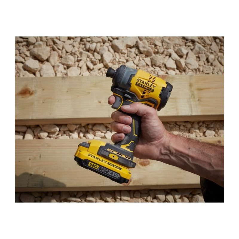 Impact screwdriver - STANLEY FATMAX V20 - SFMCF820D2K-QW - 190 Nm Brus