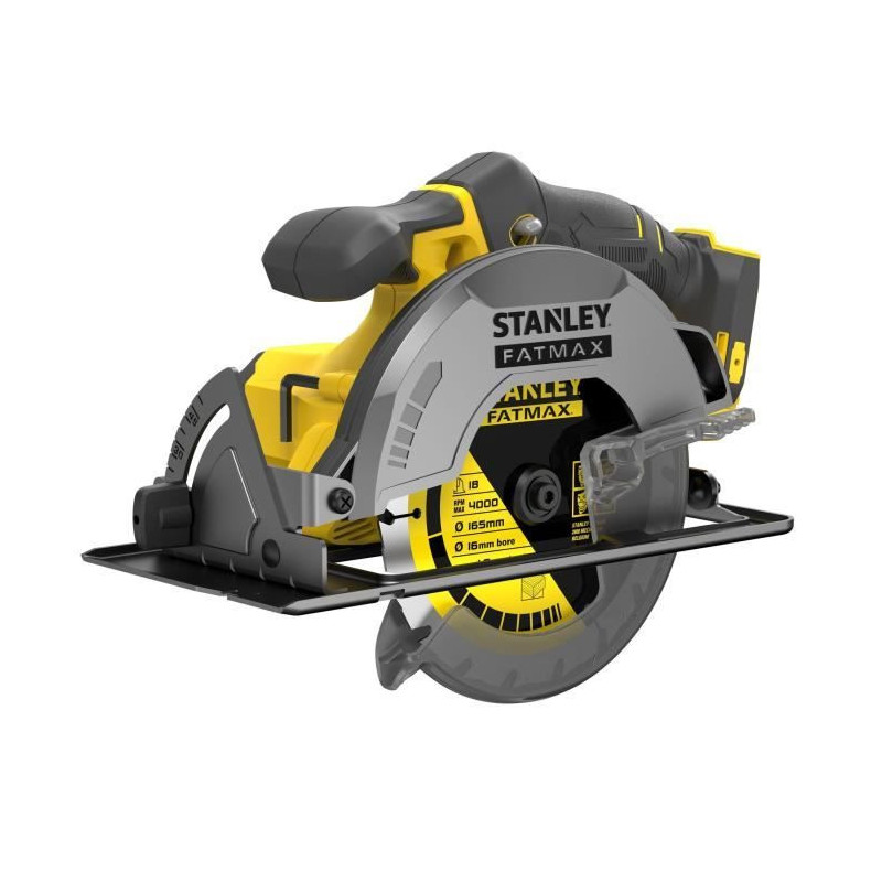 Circular Saw - STANLEY FATMAX V20 - SFMCS500B-XJ - 165 mm - Lithium 18