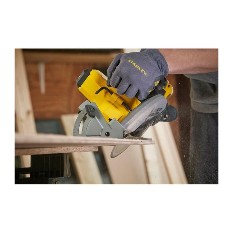 Circular Saw - STANLEY FATMAX V20 - SFMCS500B-XJ - 165 mm - Lithium 18