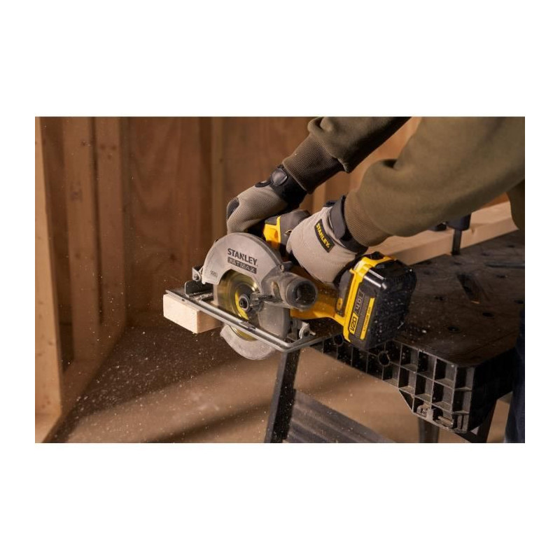 Circular Saw - STANLEY FATMAX V20 - SFMCS500B-XJ - 165 mm - Lithium 18