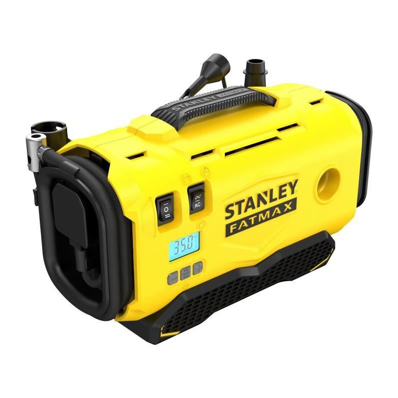 Compressor Inflator - STANLEY FATMAX V20 - SFMCE520B-QW - Lithium 18V