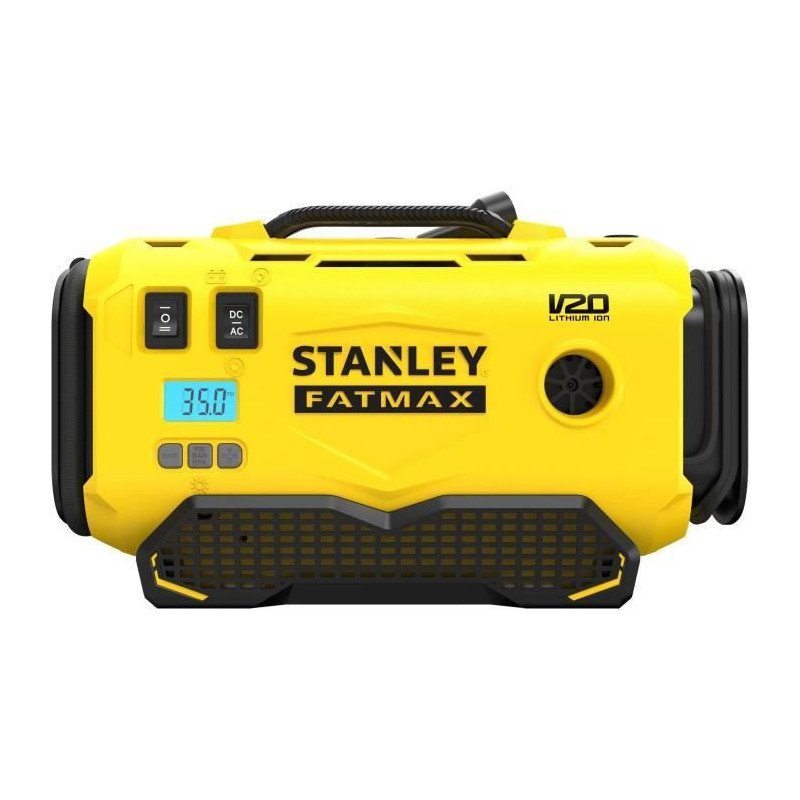 Compressor Inflator - STANLEY FATMAX V20 - SFMCE520B-QW - Lithium 18V