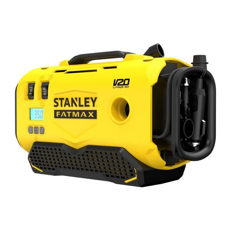 Compressor Inflator - STANLEY FATMAX V20 - SFMCE520B-QW - Lithium 18V