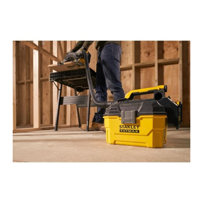 Water and Dust Vacuum Cleaner - STANLEY FATMAX V20 - SFMCV002B-XJ - Li