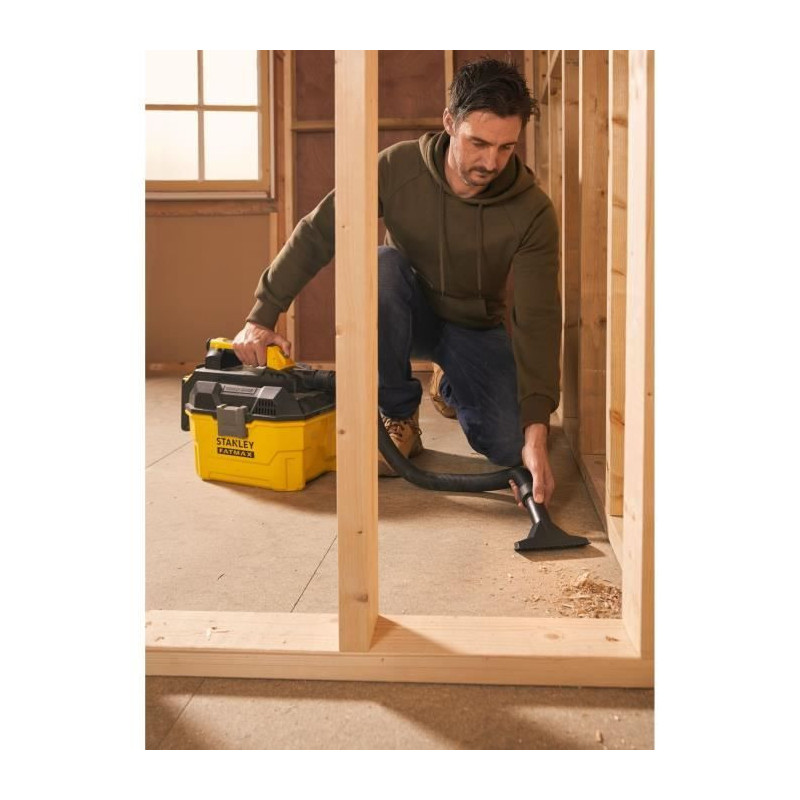 Water and Dust Vacuum Cleaner - STANLEY FATMAX V20 - SFMCV002B-XJ - Li