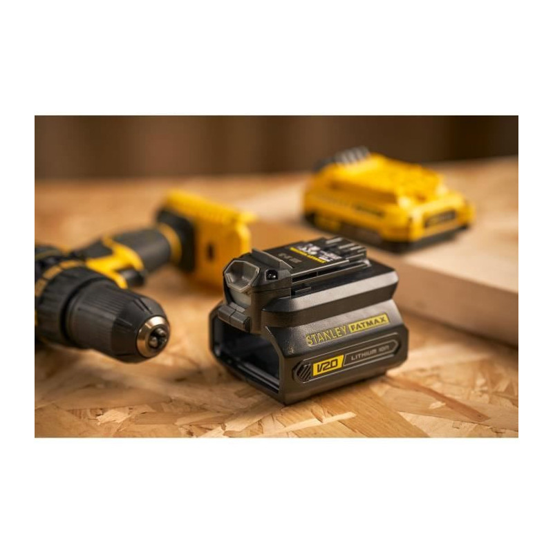 Battery Adapter - STANLEY FATMAX V20 - SFMCB100-XJ - On 18V Tools 2019