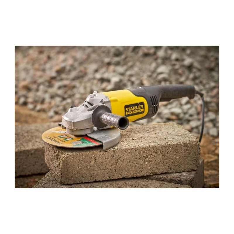 1-hand grinder 230mm - 2000W - Ø 230mm, 6500 rpm, 3-position side han