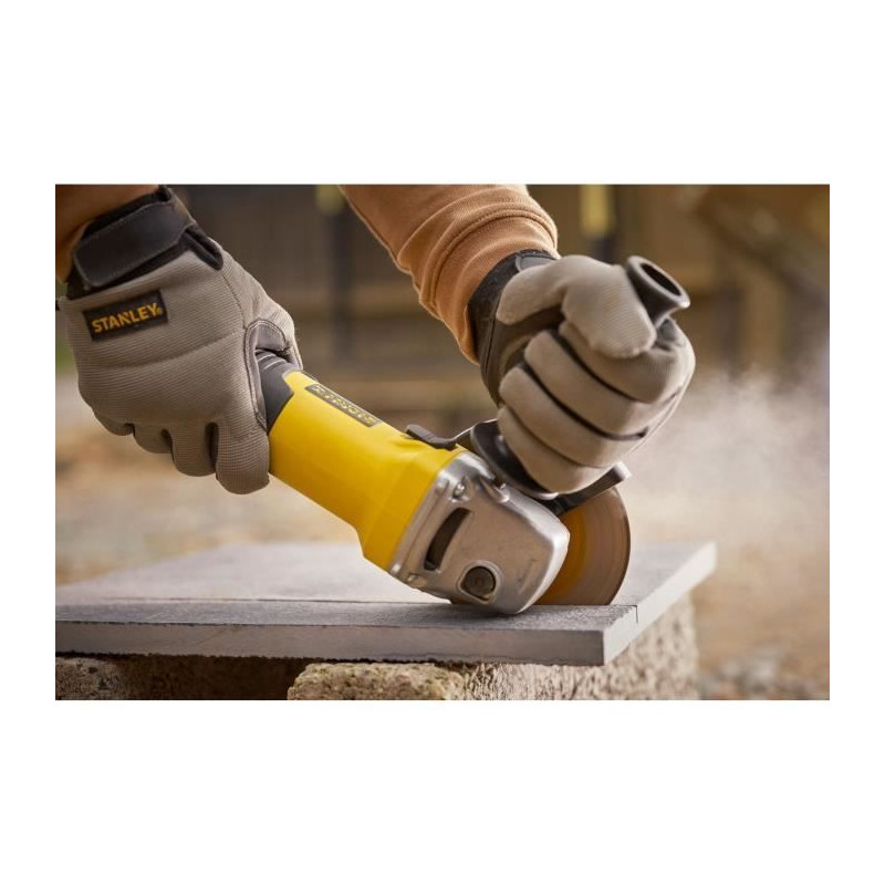 125mm 1-hand grinder - 1100W - Ø 125mm, 6 speeds from 3000 to 11000 r