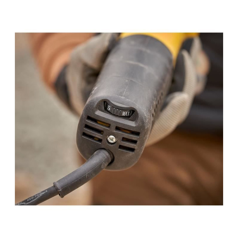 125mm 1-hand grinder - 1100W - Ø 125mm, 6 speeds from 3000 to 11000 r
