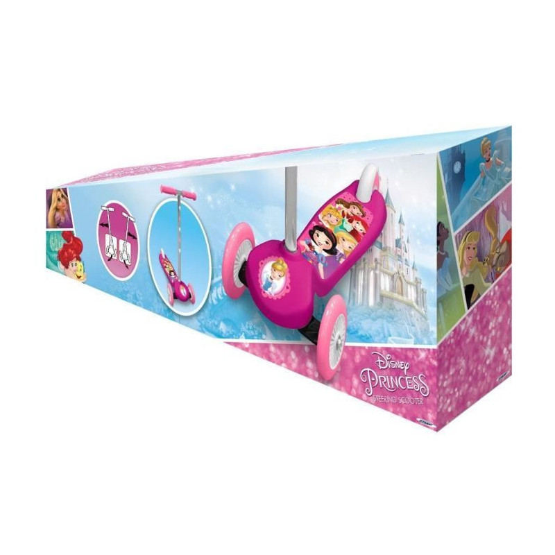 DISNEY PRINCESSES 3 Wheels Twist Steering Scooter