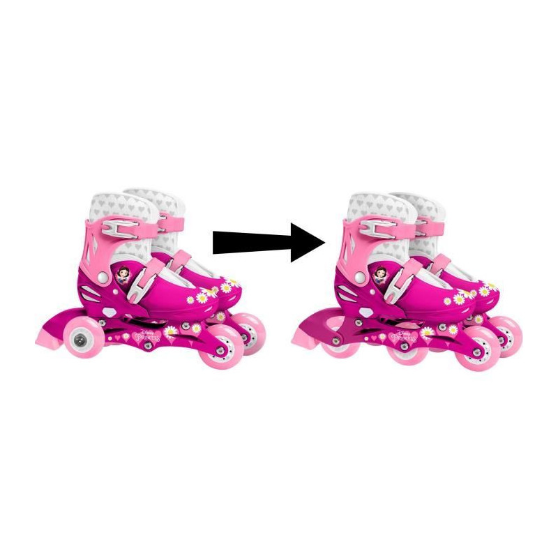 DISNEY PRINCESSES Inline Skates Adjustable 27-30 2in1 Triskate