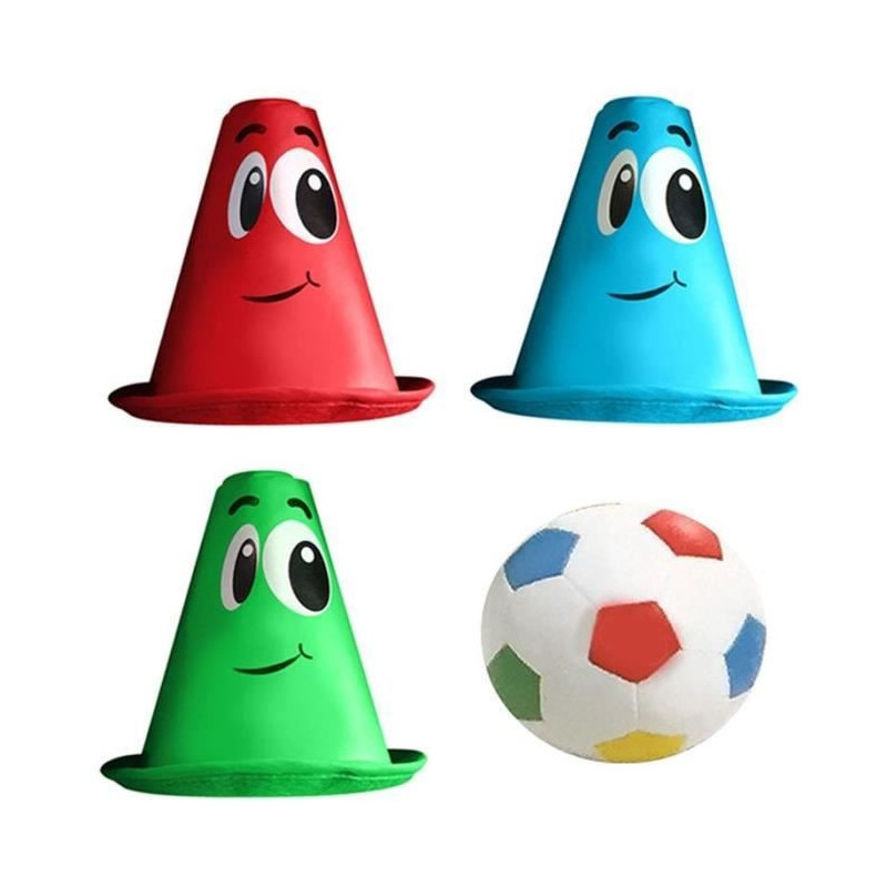 STAMP Pack Foot Ball And 3 Cones