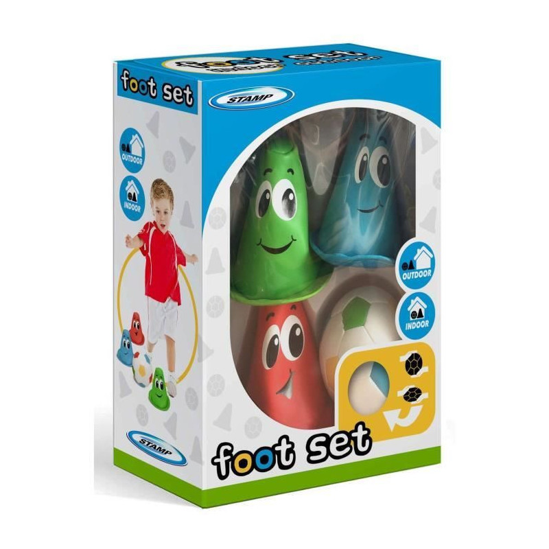 STAMP Pack Foot Ball And 3 Cones