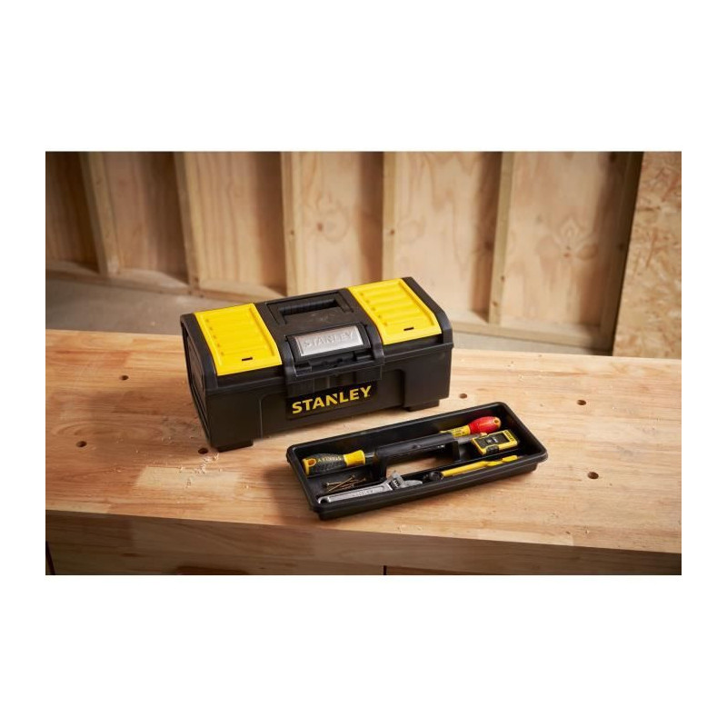 STANLEY 40cm empty toolbox with 1 hand opening