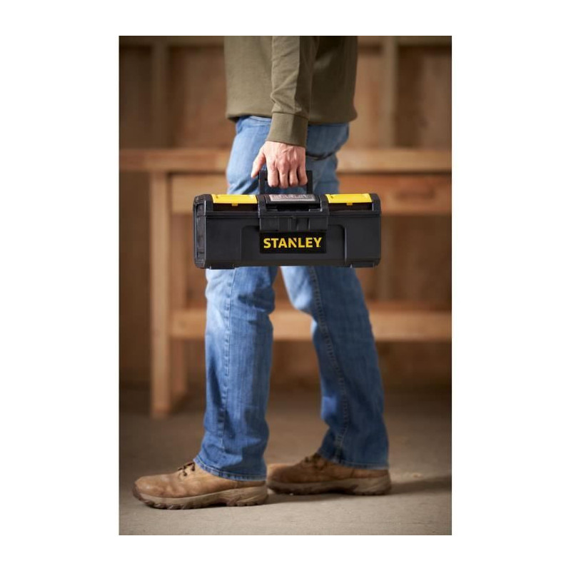 STANLEY 40cm empty toolbox with 1 hand opening