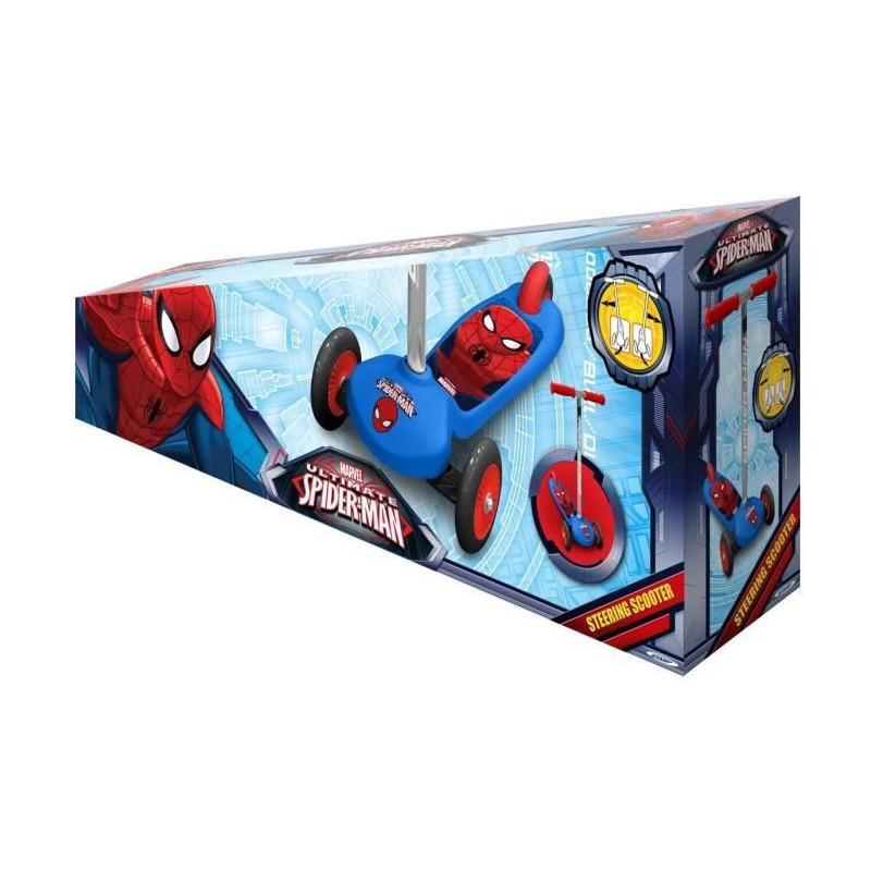 SPIDERMAN 3-Wheel Steering Twist Scooter - Marvel