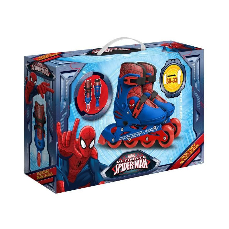 SPIDERMAN Inline Skates Adjustable Size 30-33