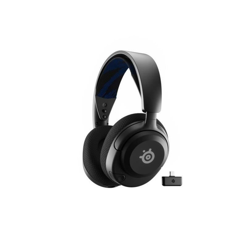 Wireless Gaming Headset - STEELSERIES - Arctis Nova 5P - Black - Clear