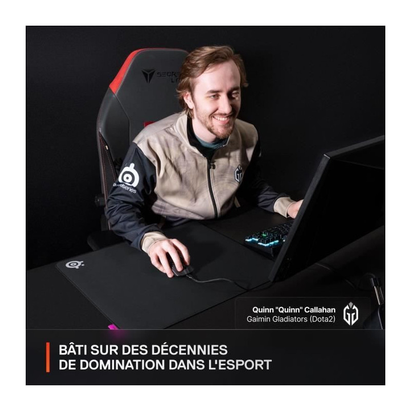 Gaming Mouse Pad - STEELSERIES - QcK Performance XL - Fast - 900 x 400
