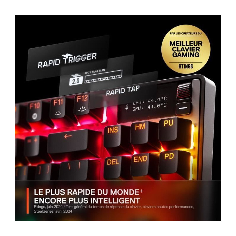 Wireless Mechanical Gaming Keyboard - STEELSERIES - APEX PRO TKL GEN 3