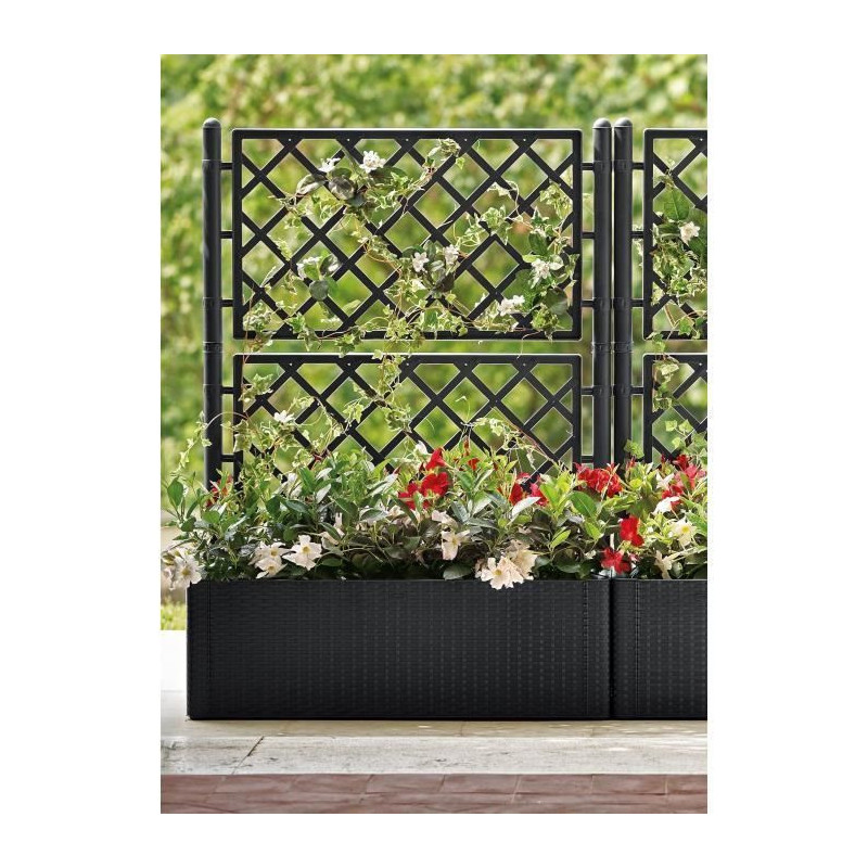 STEFANPLAST Natural Deluxe rectangular flower box with mesh - 100 x 43