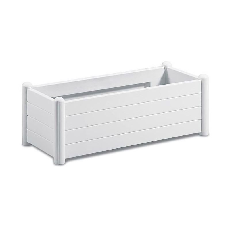 Stefanplast rectangular flower tray - Wooden finish - 100x43xh35cm - 8