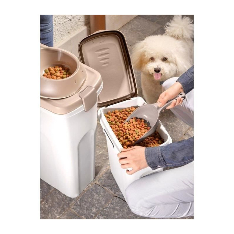 KERBL - Container - - Petfood - Brown/white - 25l