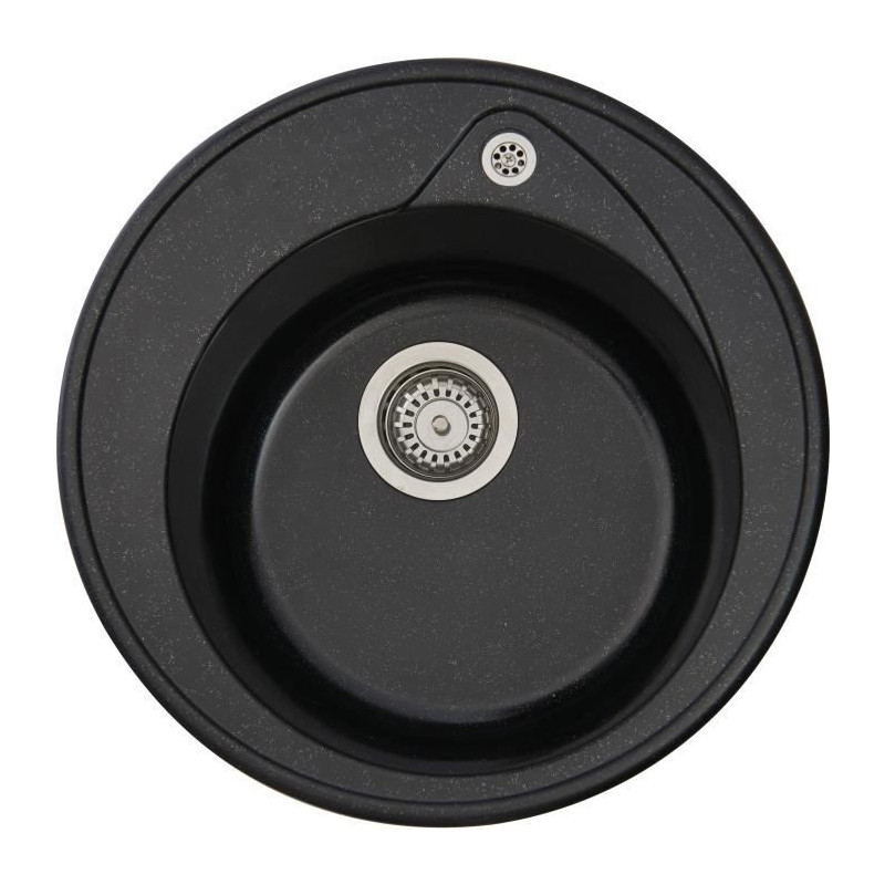 Stradour Sink To Built Ronda, in SMC Black Slope - 06, 1 Bac, Dim. Ø