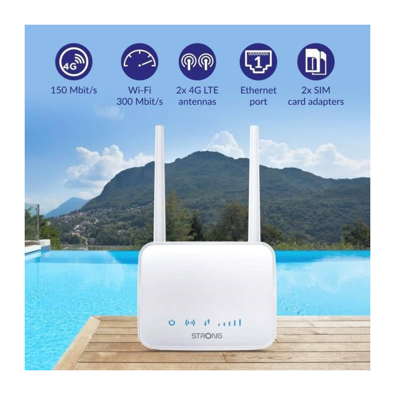 Modem Router - STRONG - 4G LTE ROUTER - High Speed Connection - Up to