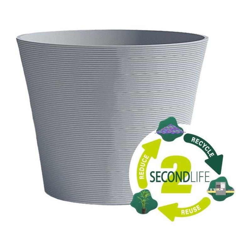 Flowerpot - GARDEN ID - Green Care Sense Blue Stone - 50 x 41 cm - 10