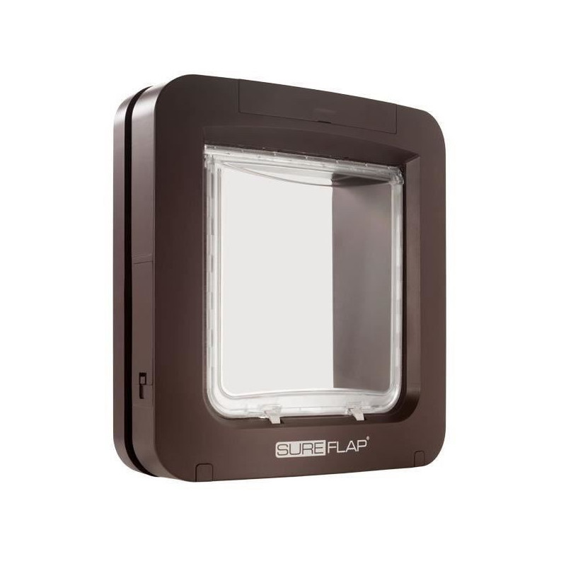 Sureflap Grande Chatiere has electronic chip - brown - 178 mm x 170 mm