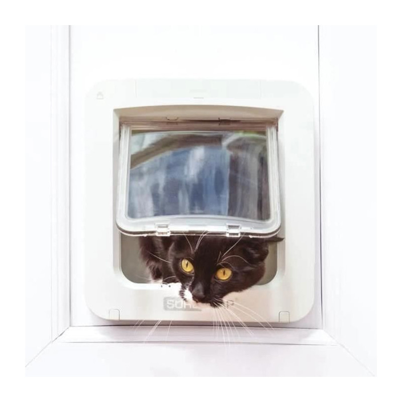 Sureflap Large Chatiere with connected electronic chip - white - 178 m