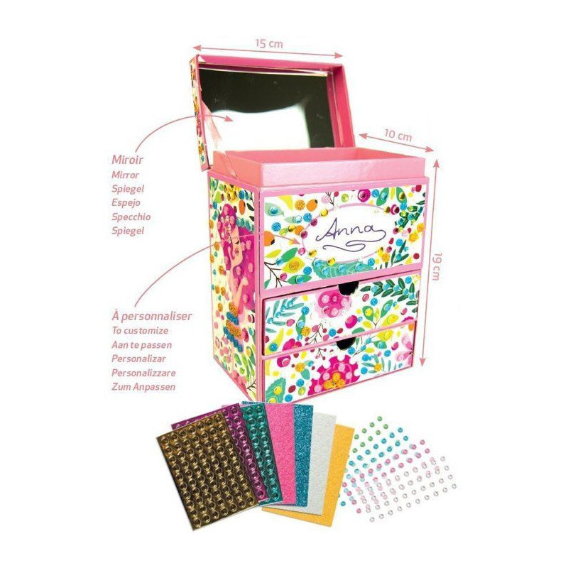 SYCOMORE - Dimensions 15.5 x 19.5 jewelry box Dimensions