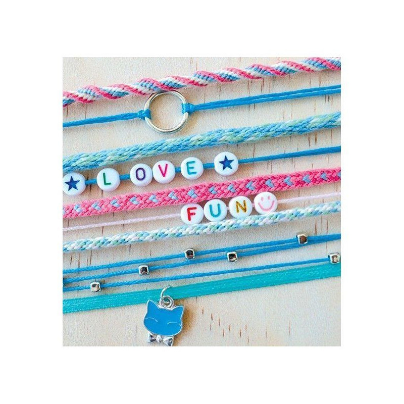 SYCOMORE- CREE 8 Kumihimo friendship bracelets (Japanese braiding)
