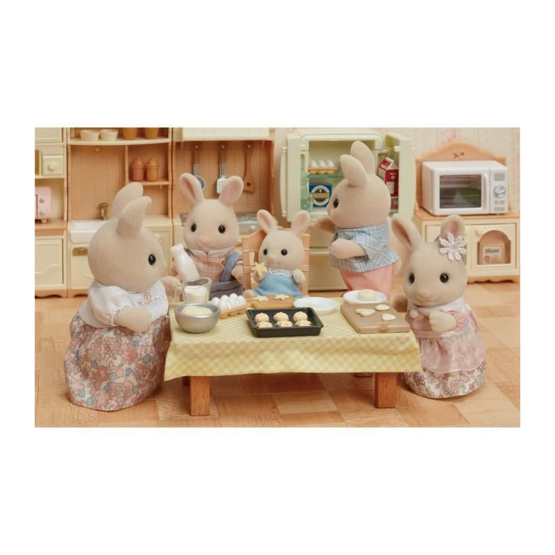 Miniature figurines - SYLVANIAN FAMILIES - 5706 - The Creme Rabbit fam
