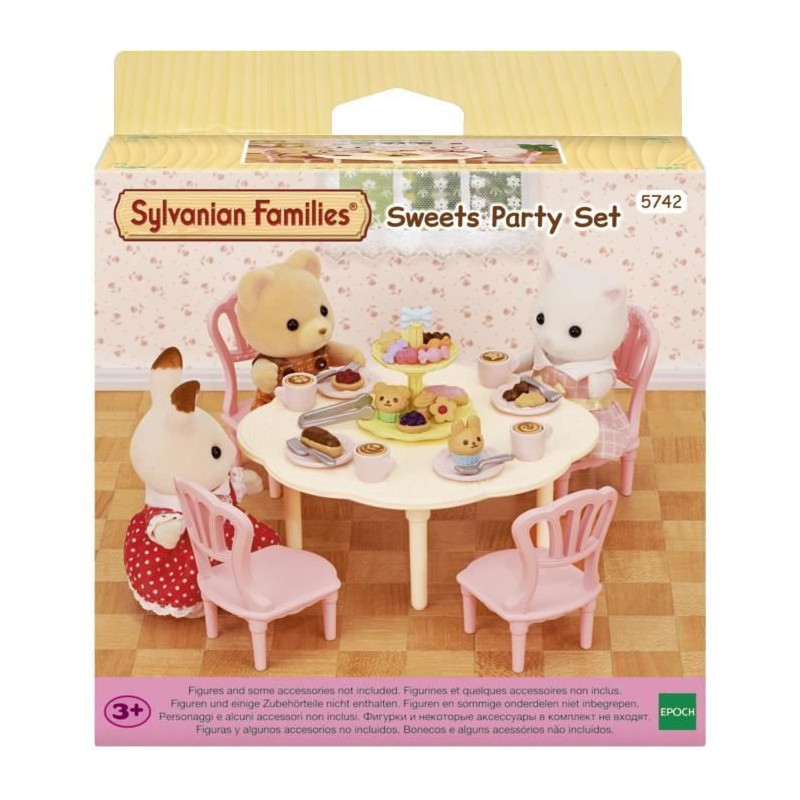 The snack table - SYLVANIAN FAMILIES - 5742 - Table set with chairs, d