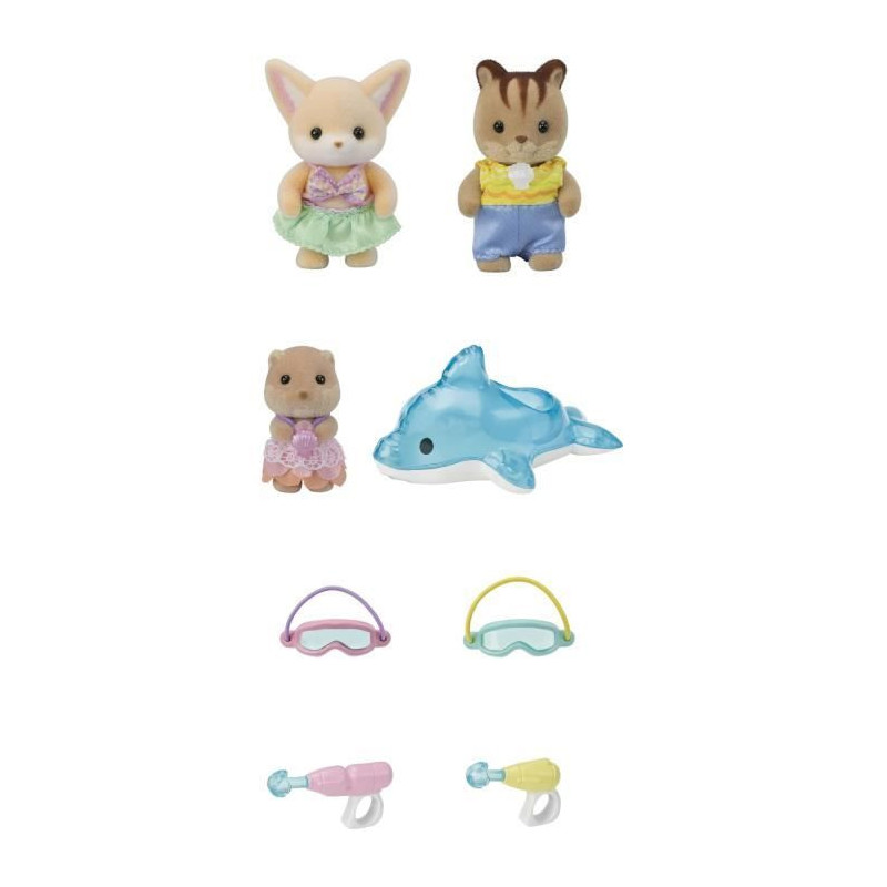 SYLVANIAN FAMILIES 5749 - The Baby Trio at the Pool