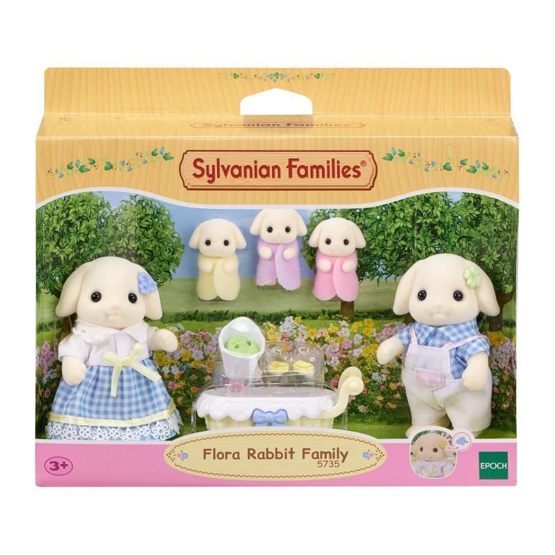 SYLVANIAN FAMILIES 5735 - The Lop-eared Rabbit Family