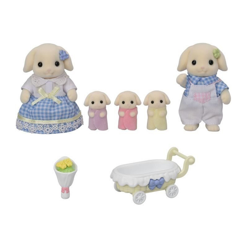 SYLVANIAN FAMILIES 5735 - The Lop-eared Rabbit Family