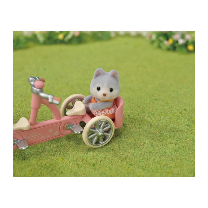 Sylvanian Families - Husky siblings and their tandem
