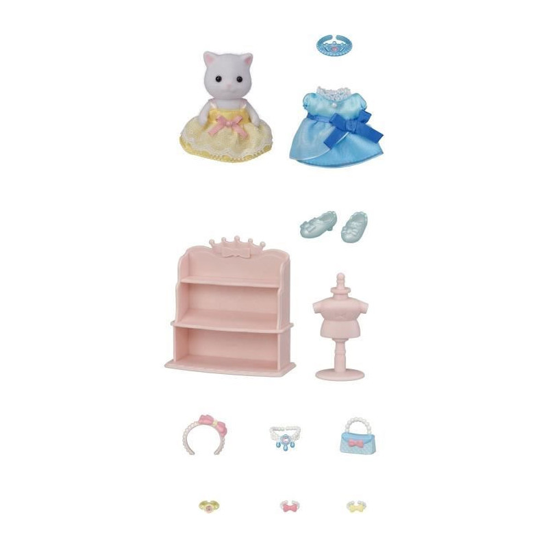 The Persian cat girl and her princess panoply - Sylvanian Families - 5