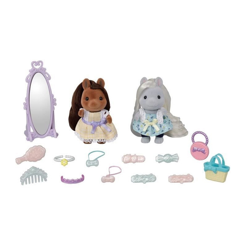 Sylvanian Families - The pony friends and their styling kits