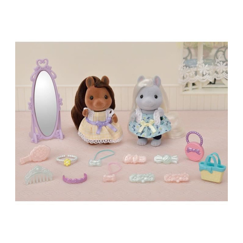 Sylvanian Families - The pony friends and their styling kits
