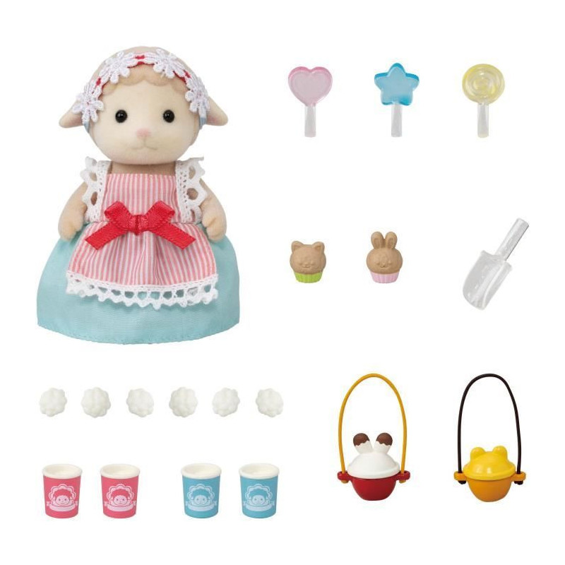 Maman Mouton and her Popcorn stand - Sylvanian Families - 5653 - From