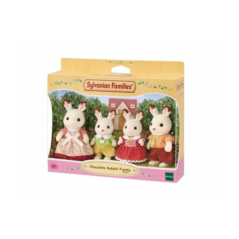 The Chocolate Rabbit Family - Sylvanian Families - 5655 - From 3 years