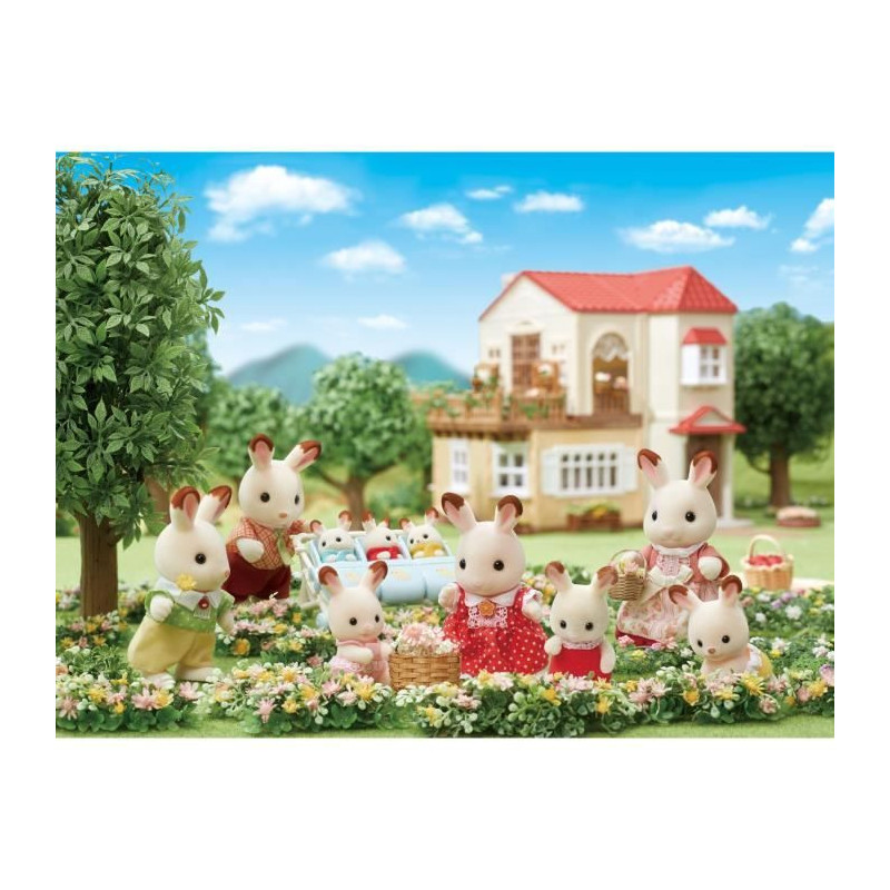 The Chocolate Rabbit Family - Sylvanian Families - 5655 - From 3 years