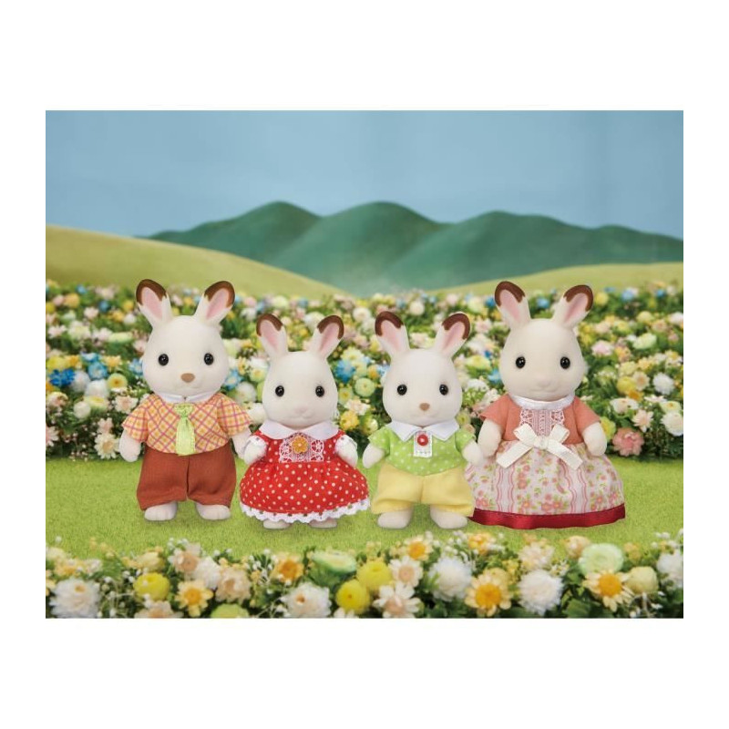 The Chocolate Rabbit Family - Sylvanian Families - 5655 - From 3 years