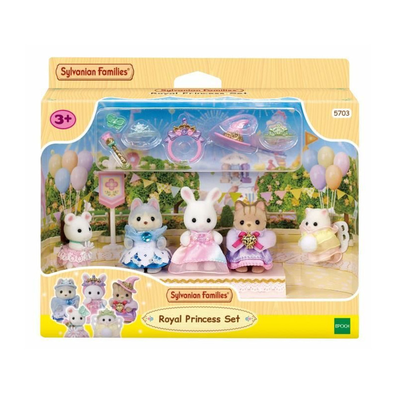 Baby parade in princess costumes - Sylvanian Families